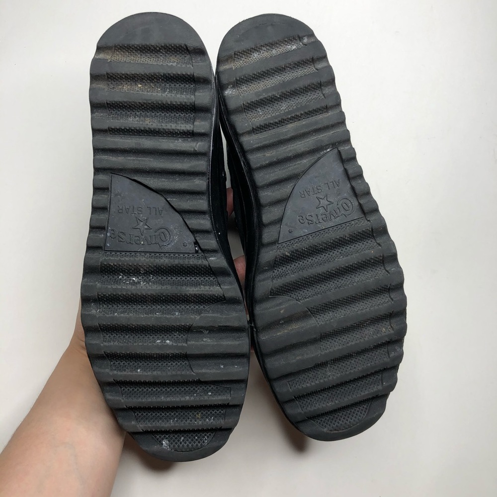 Converse Ctas Lift Ripple Hi Black Shoes Boots - Picture 15 of 16